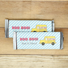 Load image into Gallery viewer, &quot;Boo Hoo, Back to School&quot; Printable Candy Bar Wrapper
