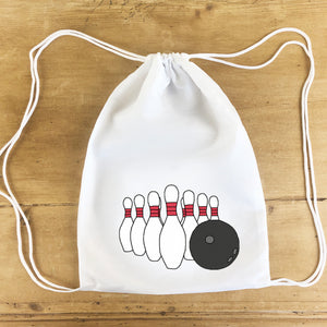 "Bowling" Party Tote Bag 4/$15