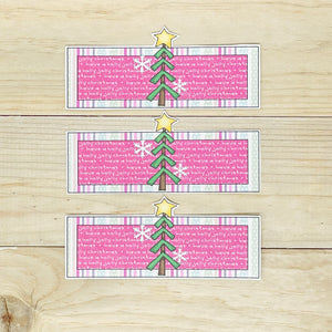 PRINTABLE Christmas Napkin Rings "Oh, Christmas Tree" (Printable Christmas Treat Tag and Craft Idea for Kids!)