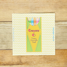 Load image into Gallery viewer, &quot;Crayon Box&quot; Printable Candy Bar Wrapper
