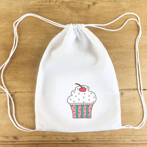 "White Cupcake" Party Tote Bag 4/$15