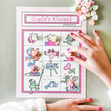 Load image into Gallery viewer, PRINTABLE Valentine&#39;s Party-in-a-Book™ &quot;Cupid&#39;s Kisses&quot; (Valentine&#39;s Treasure Hunt Activity Book for Kids)
