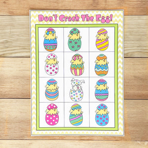 “Don't Crack the Egg” Printable Easter Game