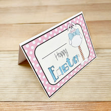 Load image into Gallery viewer, “Fat Bunny” Printable Easter Place Card
