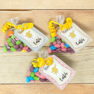 "Happy Chick" Printable Easter Tag