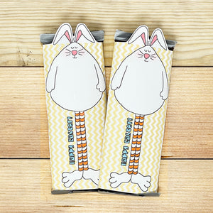 "Fat Bunny" Printable Easter Candy Bar Wrapper