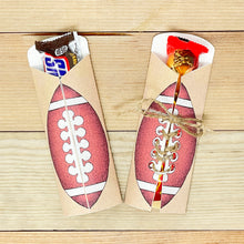Load image into Gallery viewer, &quot;Football&quot; Printable Candy Bar Pockets
