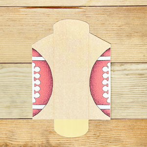 "Football" Printable Candy Bar Pockets