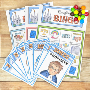 "General Conference” Printable Bingo Game