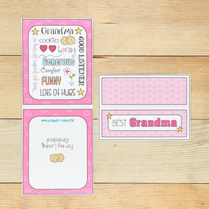 PRINTABLE Mother's Day Treat Holder "Best Grandma" (Printable Mother's Day Treat Tag for Grandmas!)