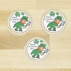 "Happy St. Patrick's Day" Printable St. Patrick's Day Food Label