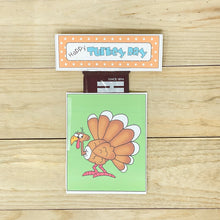 Load image into Gallery viewer, PRINTABLE Thanksgiving Candy Pockets &quot;Happy Turkey Day&quot; (Printable Thanksgiving Treat Holder and Gift Idea for Kids!)
