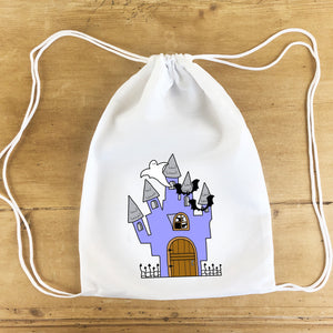 "Haunted Castle" Party Tote Bag 4/$15