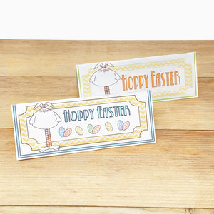 "Fat Bunny" Printable Easter Candy Label