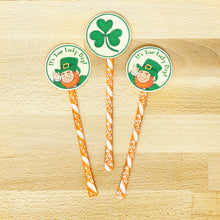 Load image into Gallery viewer, &quot;It&#39;s Your Lucky Day&quot; Printable St. Patrick&#39;s Day Food Label
