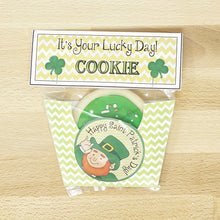 Load image into Gallery viewer, &quot;It&#39;s Your Lucky Day&quot; Printable St. Patrick&#39;s Day Cookie Pocket
