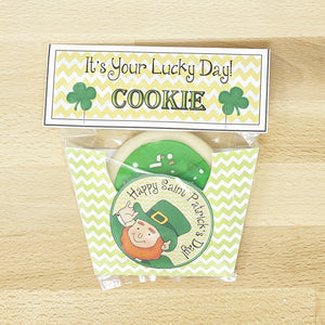 "It's Your Lucky Day" Printable St. Patrick's Day Cookie Pocket