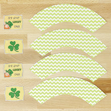 Load image into Gallery viewer, &quot;Lucky Day&quot; Printable St. Patrick&#39;s Day Cupcake Label
