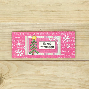 PRINTABLE Christmas Treat Tag "Oh, Christmas Tree" (Printable Christmas Candy Bar Pocket and Gift Idea)