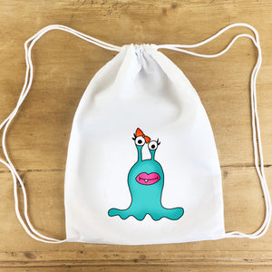 "Teal Monster" Party Tote Bag 4/$15