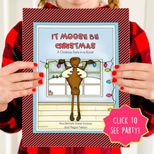 Load image into Gallery viewer, PRINTABLE Christmas Party-in-a-Book™ &quot;It Moose Be Christmas&quot; (Christmas Treasure Hunt Activity Book for Kids)
