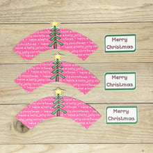 Load image into Gallery viewer, PRINTABLE Christmas Cupcake Label &quot;Oh, Christmas Tree&quot; (Printable Christmas Treat Label and Gift Idea for Kids!)
