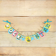 Load image into Gallery viewer, &quot;Rock Star (Boy)&quot; Printable Birthday Banner
