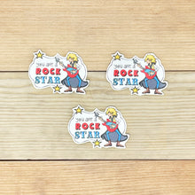 Load image into Gallery viewer, &quot;Rock Star (Boy)&quot; Printable Birthday Cupcake Liner and Label
