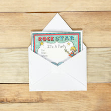 Load image into Gallery viewer, &quot;Rock Star (Boy)&quot; Printable Birthday Invitation
