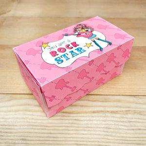 "Rock Star (Girl)" Printable Birthday Treat Box