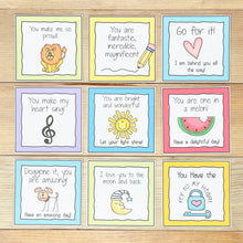 Load image into Gallery viewer, &quot;School Lunch Notes” Printable Tags
