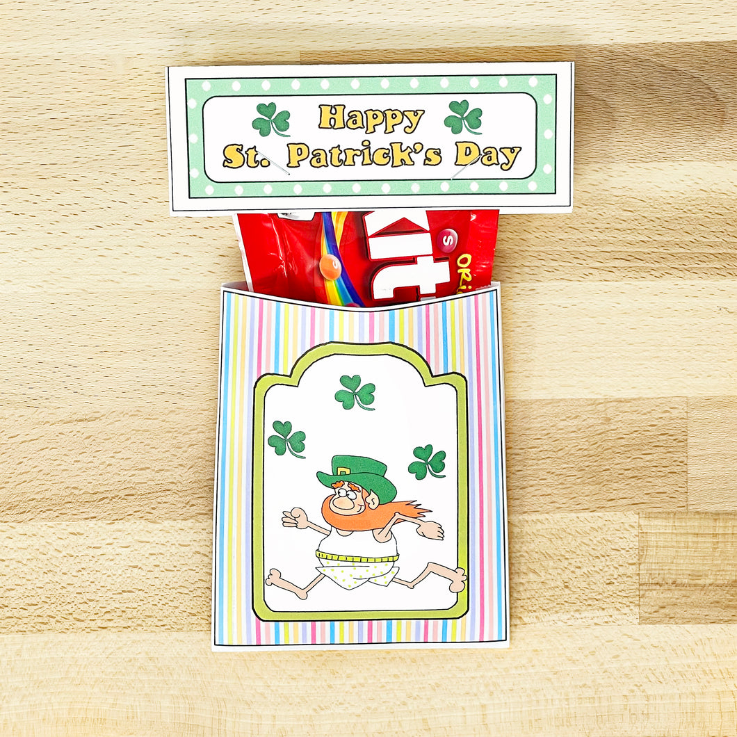 PRINTABLE St Patrick's Day Candy Pocket 
