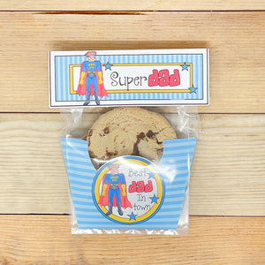 "Super Dad" Printable Father's Day Cookie Pocket