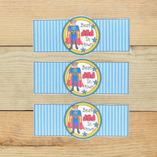 Load image into Gallery viewer, &quot;Super Dad&quot; Printable Father&#39;s Day Napkin Rings
