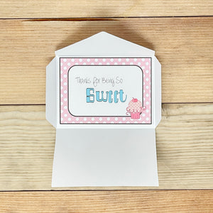 "Thanks for Being so Sweet” Printable Thank You Card
