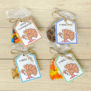 PRINTABLE Thanksgiving Treat Tags "Thankful for You" (Printable Thanksgiving Treat Tags and Gift Idea for Kids!)