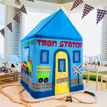 Load image into Gallery viewer, Playhouse Pattern &quot;Train Station&quot; (Trains Playhouse for Little Kids! *Pattern for PVC Playhouse*)
