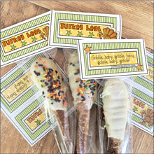 Load image into Gallery viewer, PRINTABLE Thanksgiving Treat Tags &quot;Turkey Legs&quot; (Printable Thanksgiving Treat Tags and Gift Idea for Kids!)
