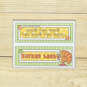 PRINTABLE Thanksgiving Treat Tags "Turkey Legs" (Printable Thanksgiving Treat Tags and Gift Idea for Kids!)