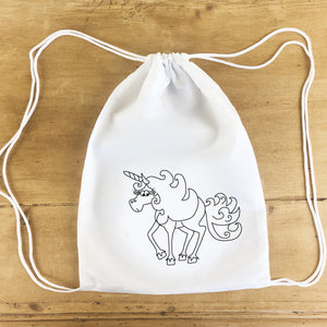 "Coloring Unicorn" Party Tote Bag 4/$15