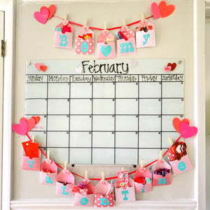"Valentine's Day Countdown Banner" Printable Valentine's Activity