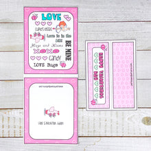 Load image into Gallery viewer, “Love Is in the Air” Printable Valentine&#39;s Candy Pocket
