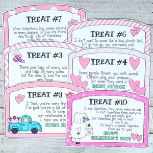 PRINTABLE Valentine's Activity "10 Lovable Treats" (Printable Valentine's Gift Idea for Kids!)