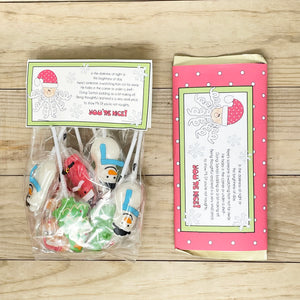 PRINTABLE Christmas Treat Tags "You're Nice!" (Printable Christmas Candy Bar Wrapper and Gift Idea)