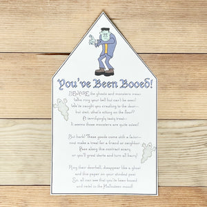 "You've Been Booed” Printable Activity
